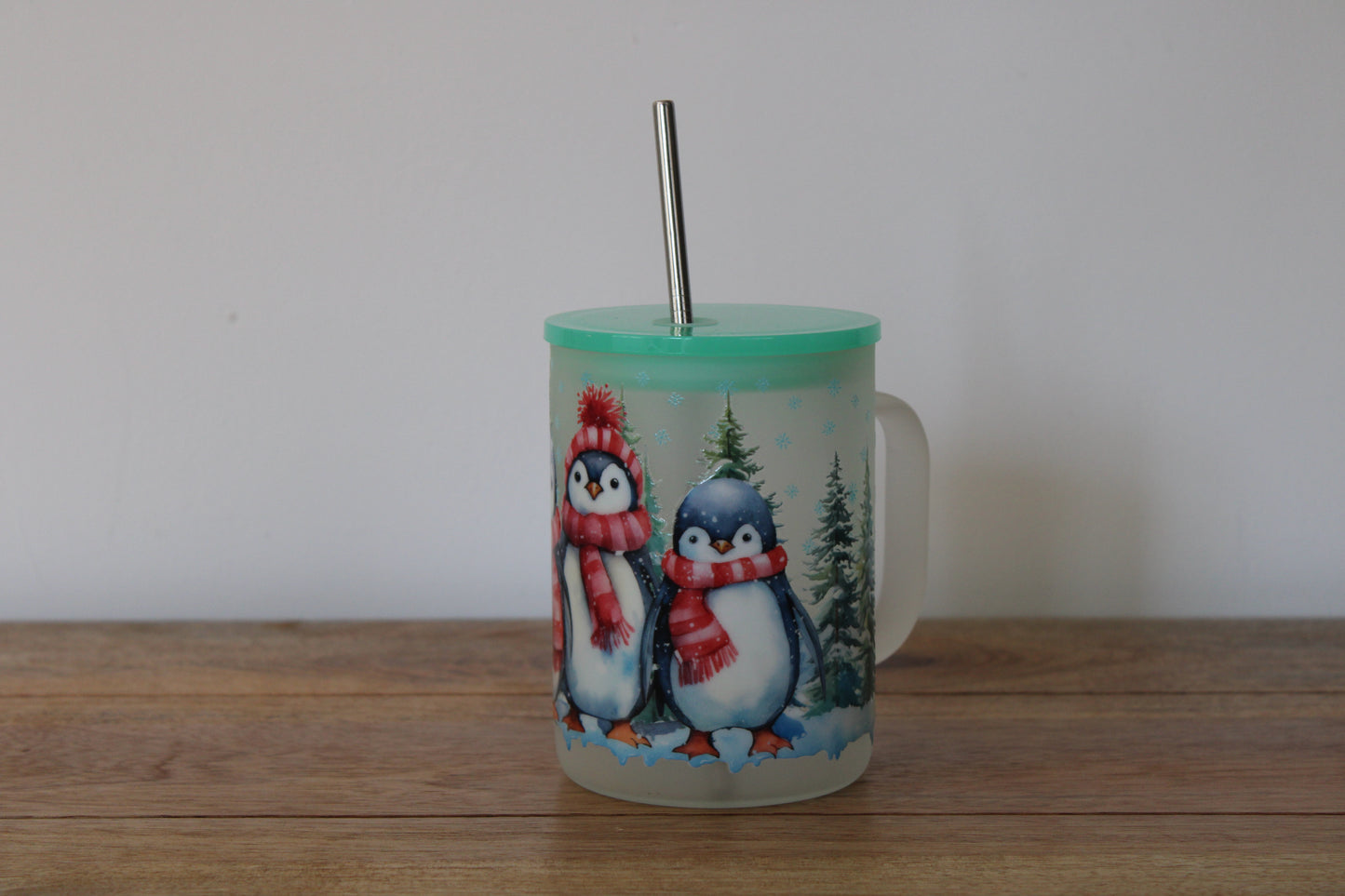 Winter Penguin's Frosted Mug