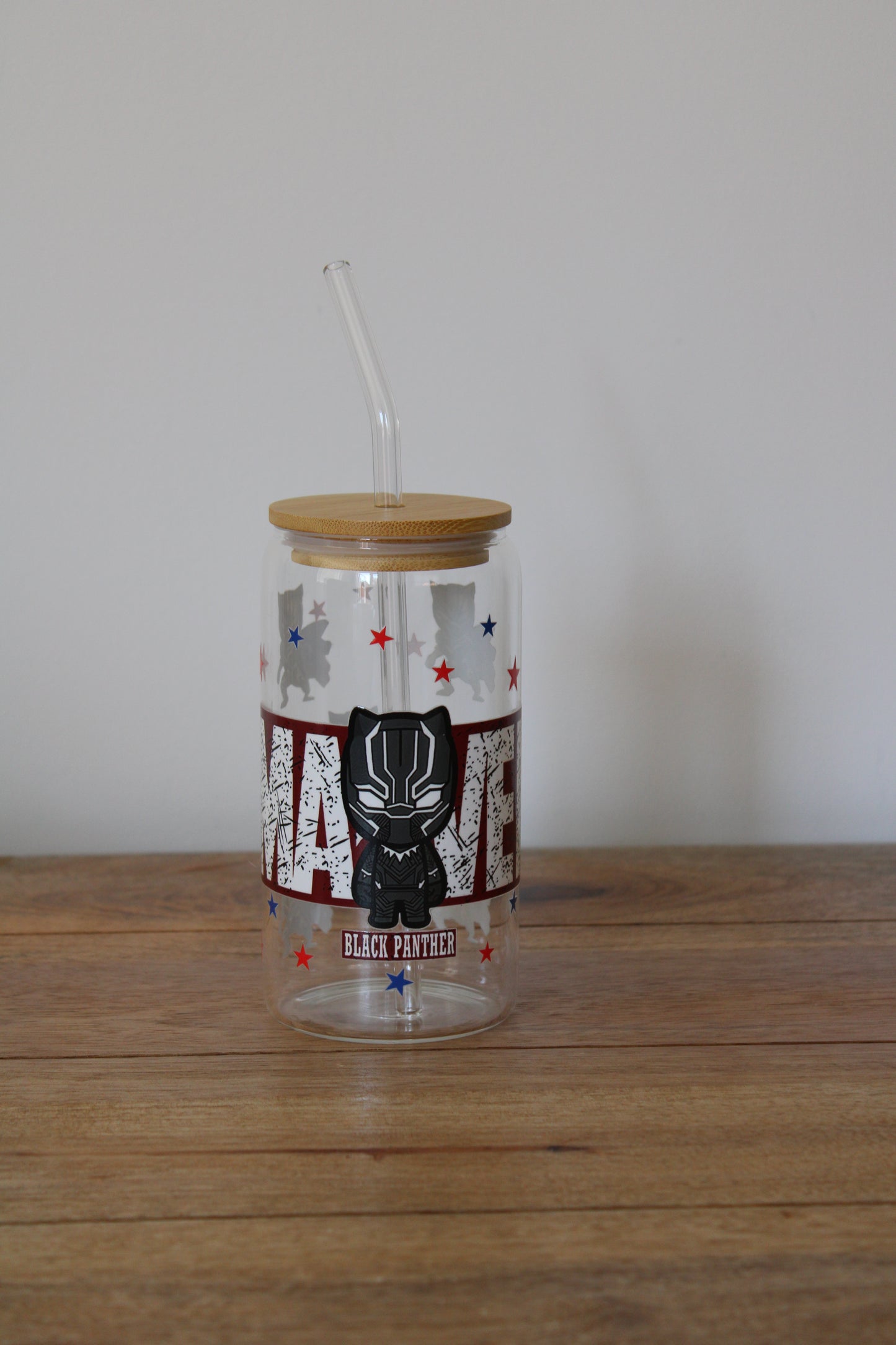 The King of Wakanda 16oz Glass Can
