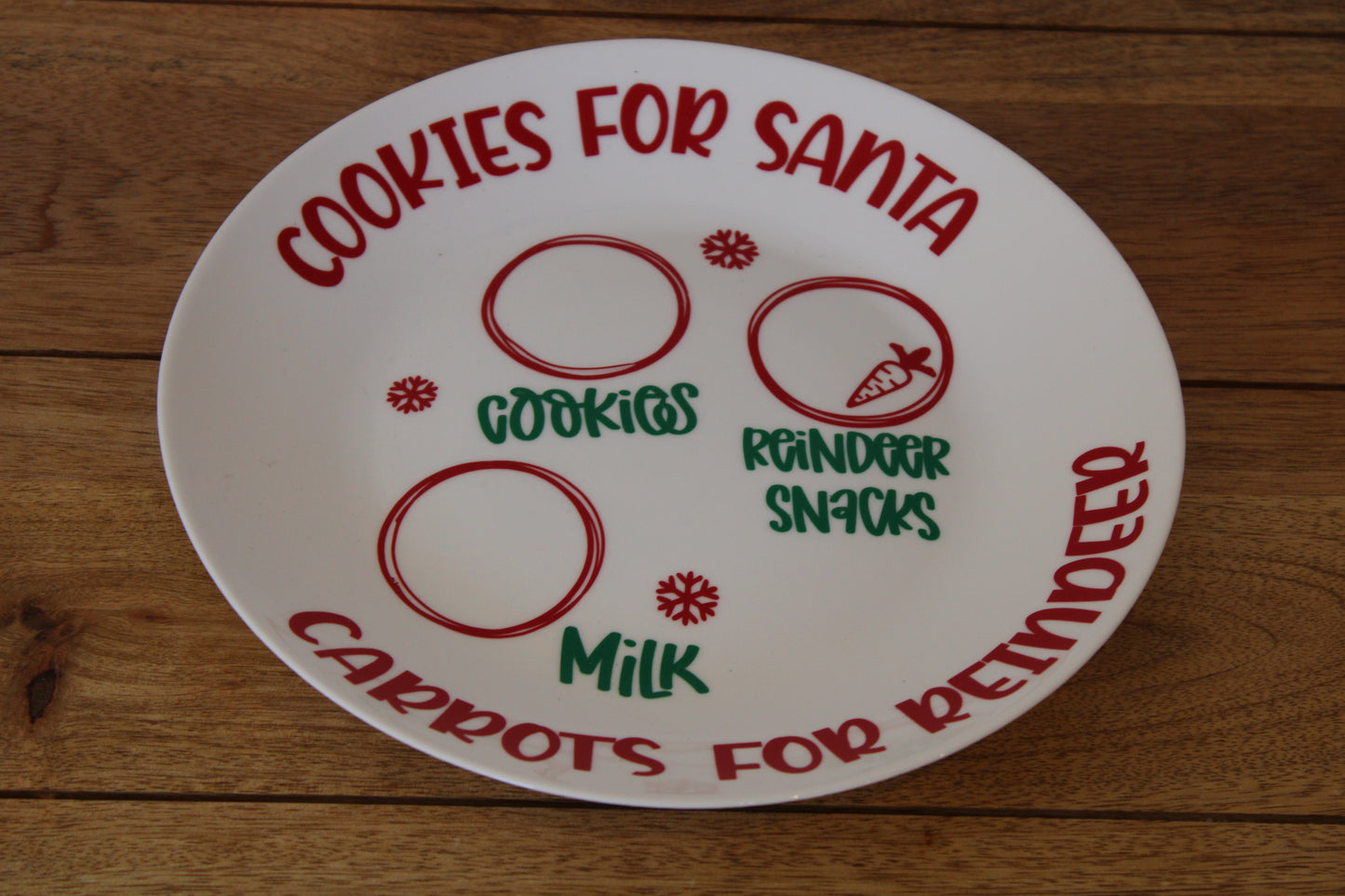 Large Christmas Plate