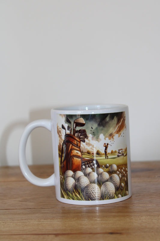 Golf Scene Mug
