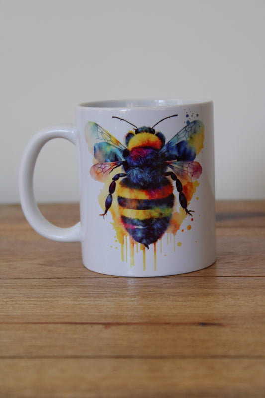 Rainbow Bee Mug