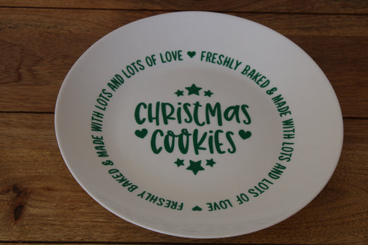 Large Christmas Plate