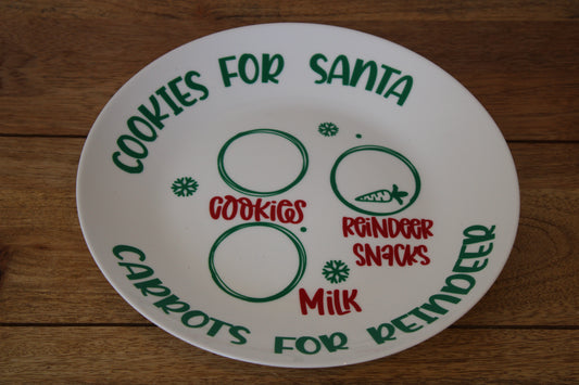 Large Christmas Plate